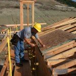 Fall Protection = OSHA acknowledged work platform, great for installing roof sheathing.